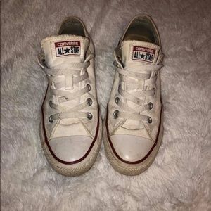 White low top converse